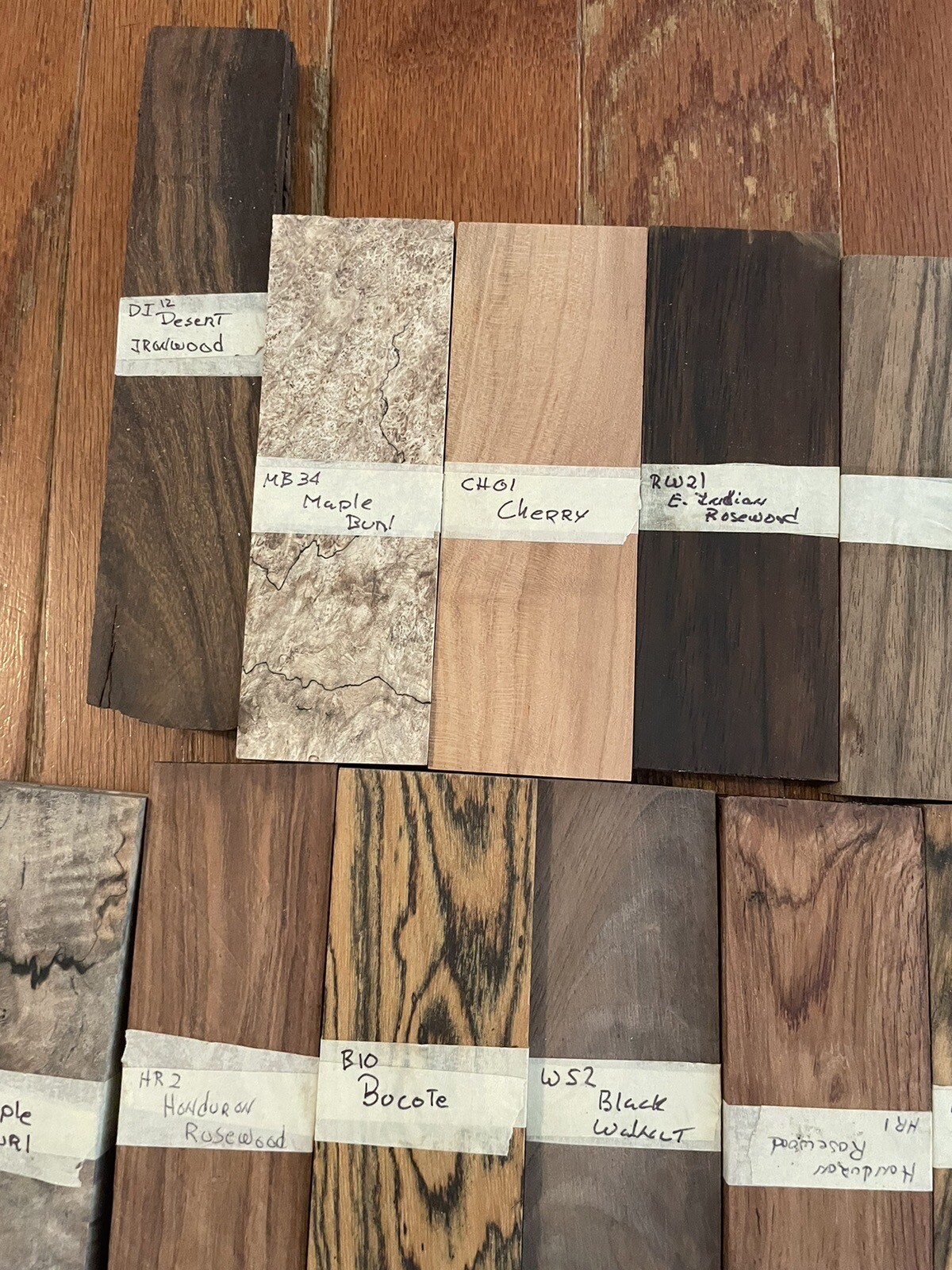 37 Pieces of Stabilized Wood Knife Scales eBay