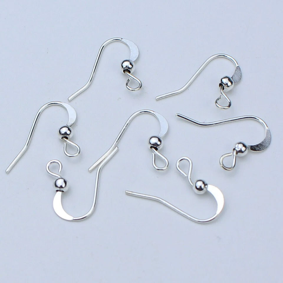 100pcs/lot 19x18mm Earring Hooks Findings Ear Wires Hooks for DIY Jewelry Making - Image 2 of 4