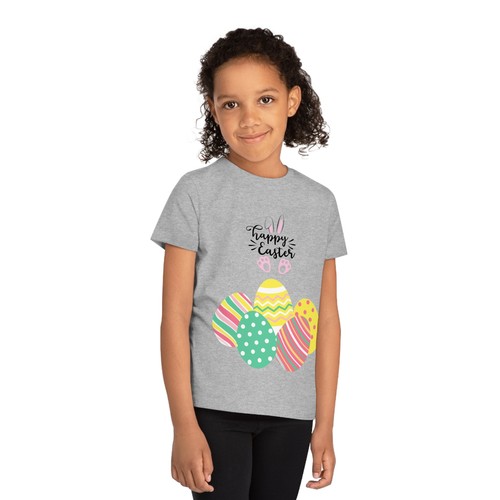 Cute Easter Tee, Holiday Apparel, Spring Festivity Wear,Easter Eggs T-Shirt - Picture 4 of 13