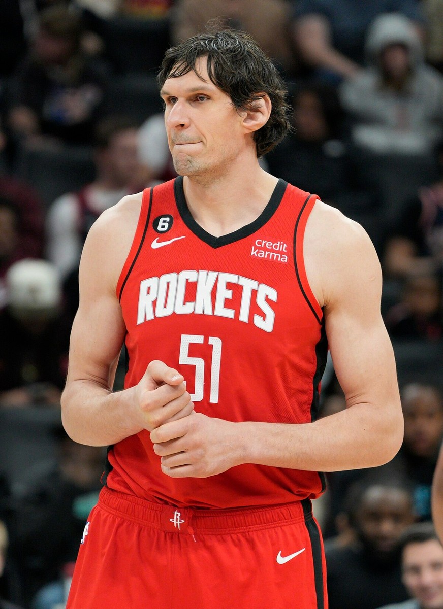 Maillot Dédicacé Boban Marjanović Houston Rockets - Certifié Beckett COA