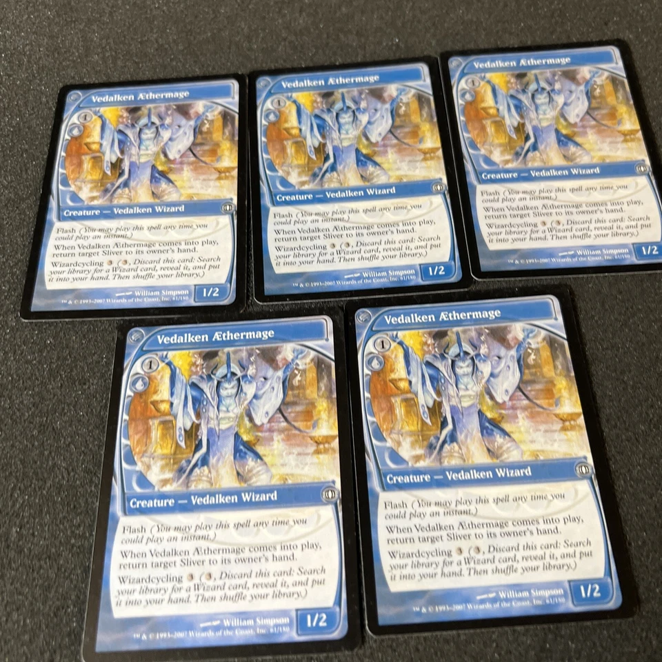 Vedalken Aethermage Magic The Gathering Mtg Future Sight Card 5 - Image 2 of 4