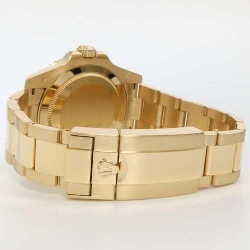 Rolex GMT-Master II Solid 18kt Yellow Gold Black Dial 40MM Oyster 116718LN - Picture 4 of 9
