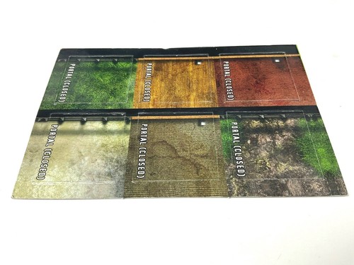 HorrorClix *Portal Squares* Chips for Board Game RPG Cards/Figures Graveyard - Picture 4 of 8