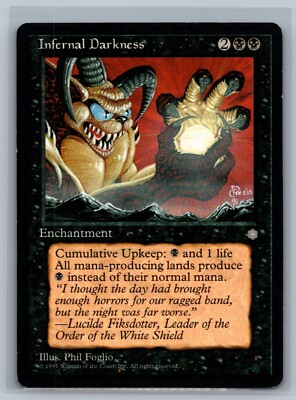 Magic The Gathering Ice Age Infernal Darkness MTG TCG CCG