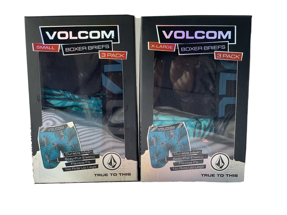 VOLCOM MEN'S PERFORMANCE  BOXER BRIEFS 3 PACK AND 4 PACK.  - Image 2 of 4