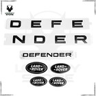 <!--F#f_0-->6pcs Badge Set for Land Rover DEFENDER Gloss Black Front/Rear/Side/Tailgate L663<!--F/-->