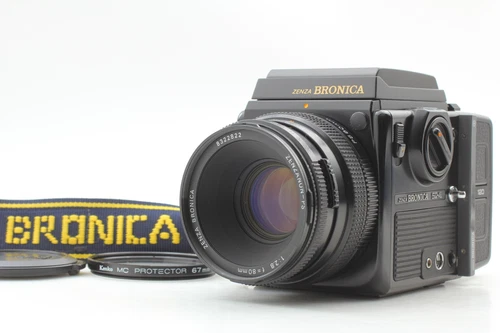 [MINT++] Zenza Bronica SQ-Ai Waist Level Finder Zenzanon PS 80mm F2.8 From JAPAN