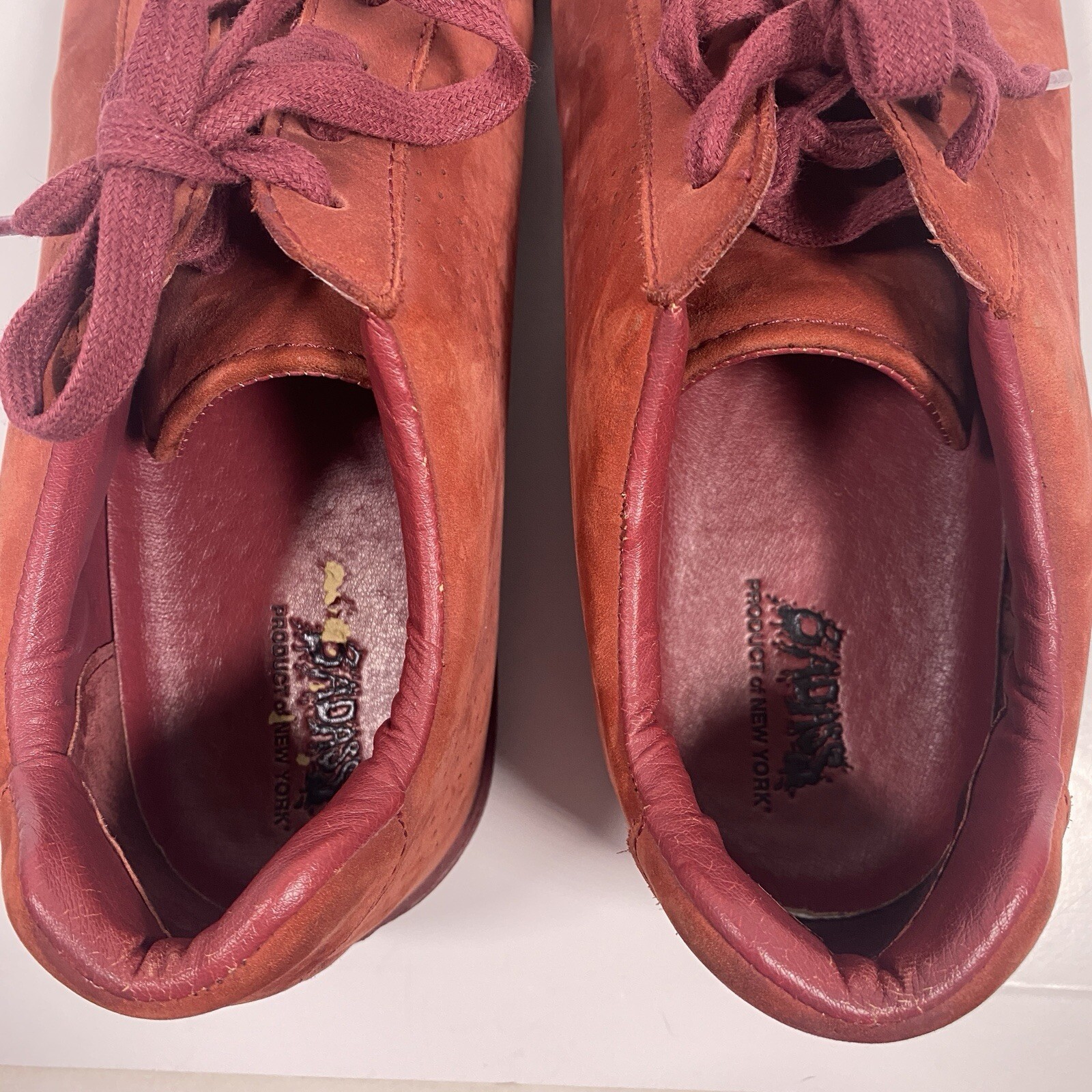 Pony BADASS NEW YORK ROSSO SCARPE BASSE UOMO TAGLIA US 13