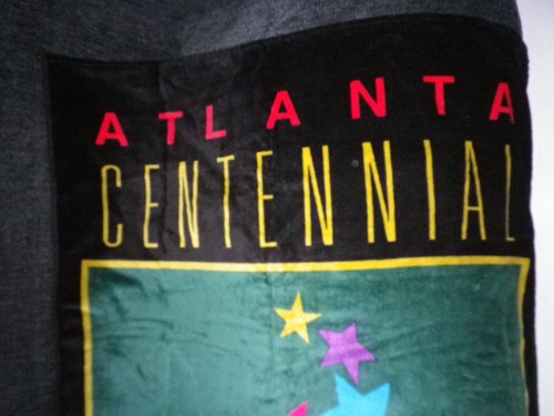1996 Olympics Atlanta Centennial Beach Towel Games USA Large Vintage Cannon - Picture 2 of 14