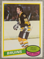 1980 81 OPC BRAD PARK BOSTON BRUINS New York Rangers VINTAGE O PEE CHEE