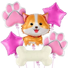 KatchOn, Big Dog Balloons for Dog Party - 28 Inch, Pack of 6 | Puppy Balloons...