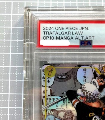 PSA10 Trafalgar Law OP10-119 Manga ALT ART Parallel One