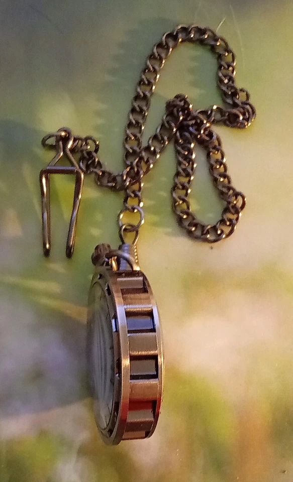 Montre Squelette Steampunk à Remonter Mécanique bronze antique Modèle JUSHIDA - Photo 3/4