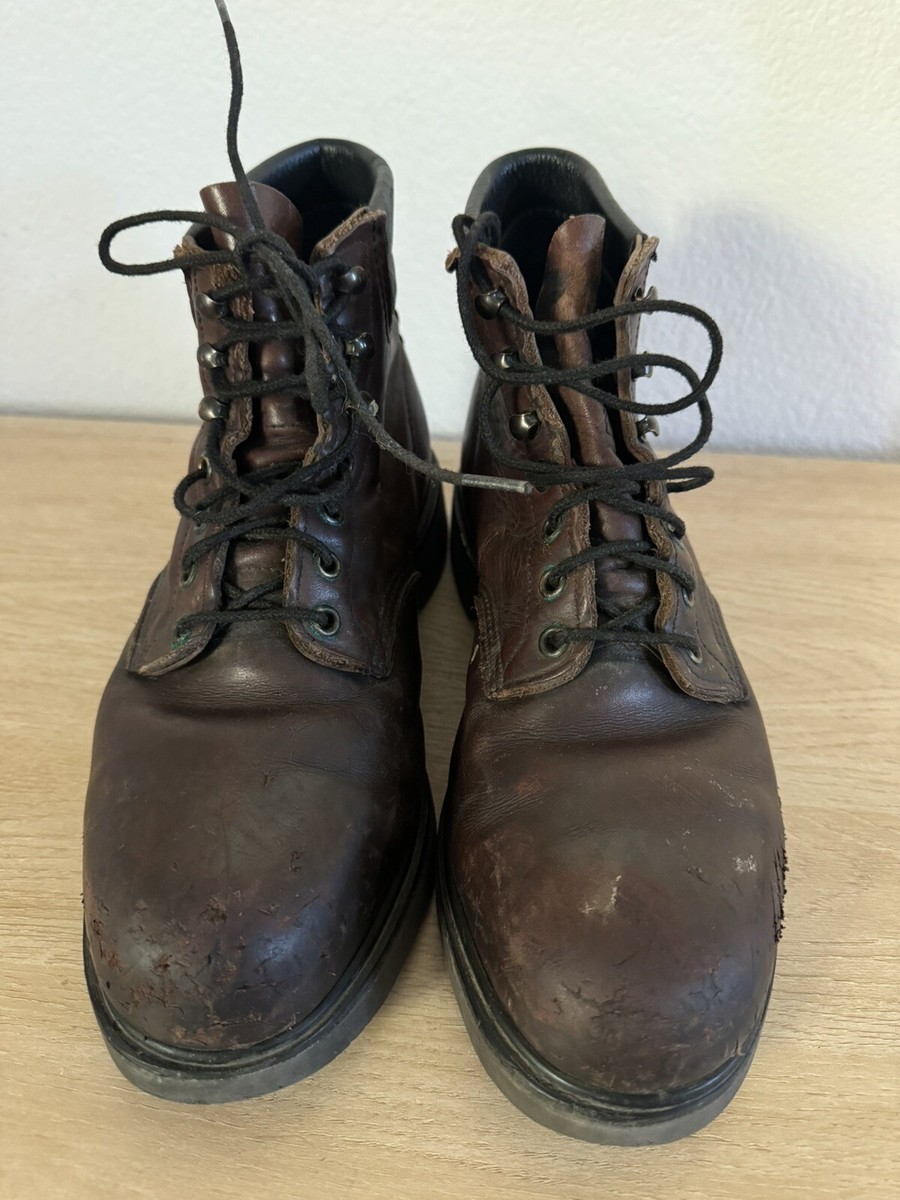 Red Wing Boots 2245 Mens Brown Leather Steel Toe Supersole 