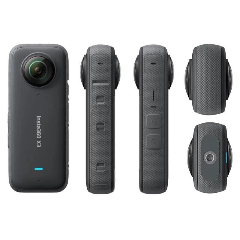  Insta360 X3 - Cámara de acción impermeable 360 con