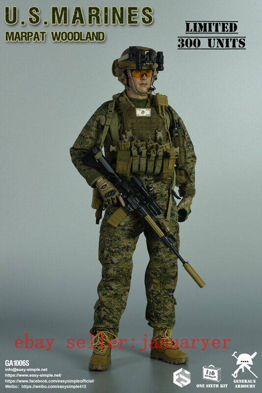 Easy&Simple Ga1006s 1/6 Usmc Us Marine Corps Jungle