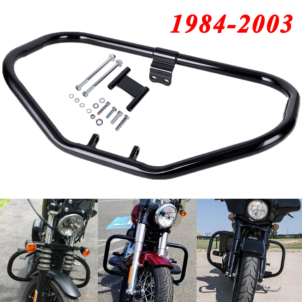 Engine Guard Crash Bar BLACK For Harley Sportster 883 XLH1200 XL
