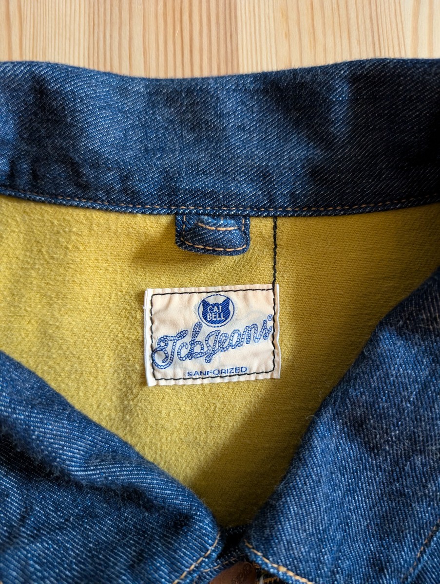 TCB Jeans (Two Cats Brand) Working Cat Hero - Size 46 Yellow