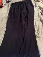 Black Size Large Polyester  scrub Pants