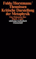 Kritische Darstellung Der Metaphysik | Eine Diskussion üBer Hegels 'Logik'