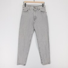 Vintage Levis 550 Jeans Mens 29x32 28x33 Gray Relaxed Fit Tapered Made USA 90s
