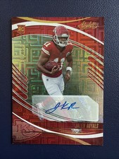 2025 Absolute #133 JALEN ROYALS  Rookie Spectrum Prizm Auto RC /150 - KC Chiefs