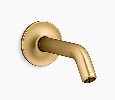 New Kohler Purist K-933-2MB Shower Arm - Vibrant Brushed Moderne Brass J1