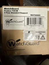 Watchguard firebox t25-w with 3 year support! New! Unregistered!
