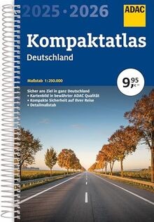 ADAC Kompaktatlas 2025/2026 Deutschland 1:250.000 v... | Buch | Zustand sehr gut