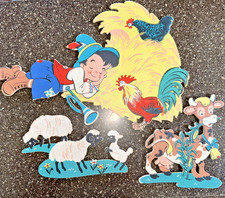CLASSIC NURSERY RHYME WALL DECOR LITTLE BOY BLUE  3 pieces