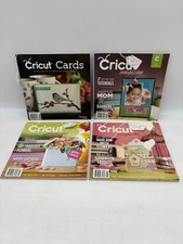 Lot of 4 Cricut Magazines: Cards Flowers Happy Birthday Baby Kids Mom Banners