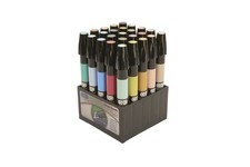The Original Chartpak AD Markers, Tri-Nib, 25 Assorted Landscape Colors in Ta...