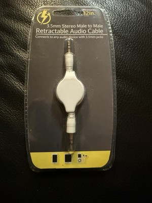 3.5mm Stereo Audio Male to Male Aux Extension Cable 3ft Multi-Pack LOT