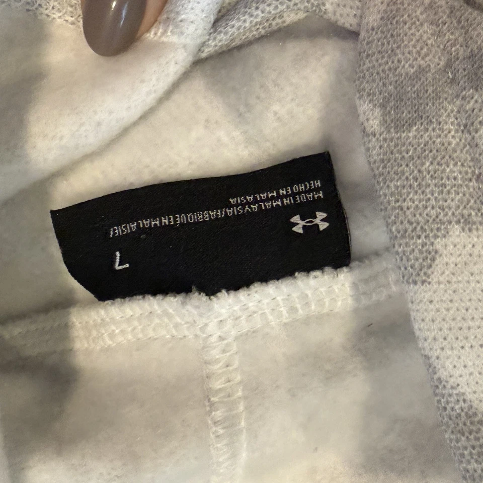 Under Armour Hoodies Boys Lot Of 2 Size 7 Blue Grey Camouflage - Image 4 of 4