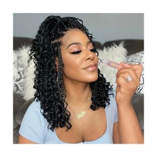 Karida 9 Packs Goddess Box Braids Crochet Hair 12 inch, Pre Looped ... Fast Ship