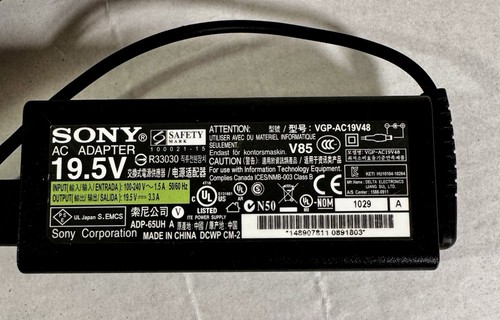 Sony VGP-AC19V11 d'origine AC POWER ADAPTER 19.9V 4.7A (Réf#N-867