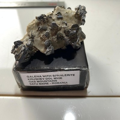 GALENA WITH SPHALERITE [ETC] - KRUSHEV DOL MINE, MADEN ORE FIELD, BULGARIA MF907