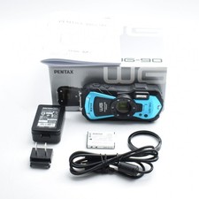 B 12906 PENTAX WG 90 Blue Professional Waterproof Digital Camera 14m Waterproof