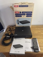 Logik L1DVDB20 Compact DVD Player with Remote In Box Tested and Working