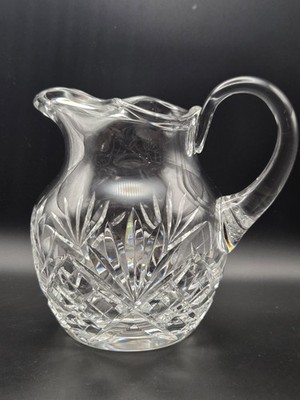 St. Louis Cristal Chantilly Clear Pitcher Lip Guard Vtg Heavy Crystal France
