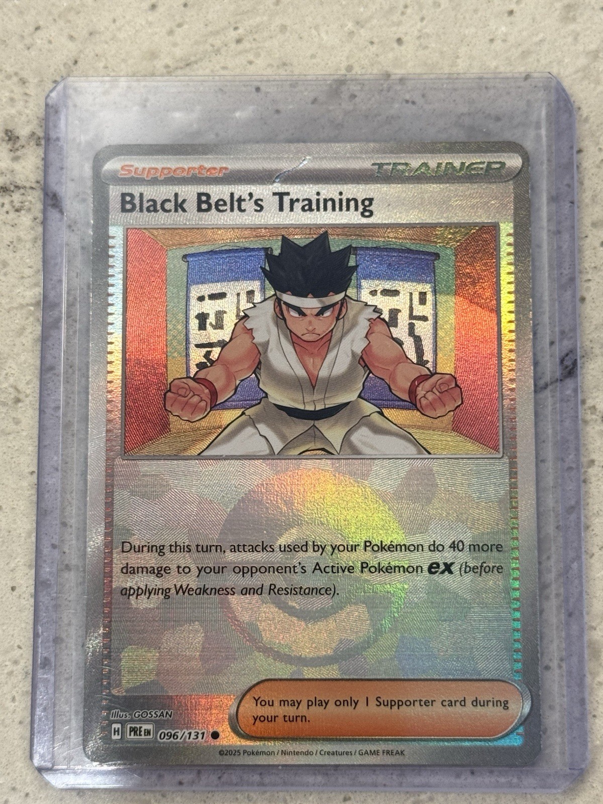 Black Belts Training Prismatic Evolutions 096/131 Pokeball Reverse NM