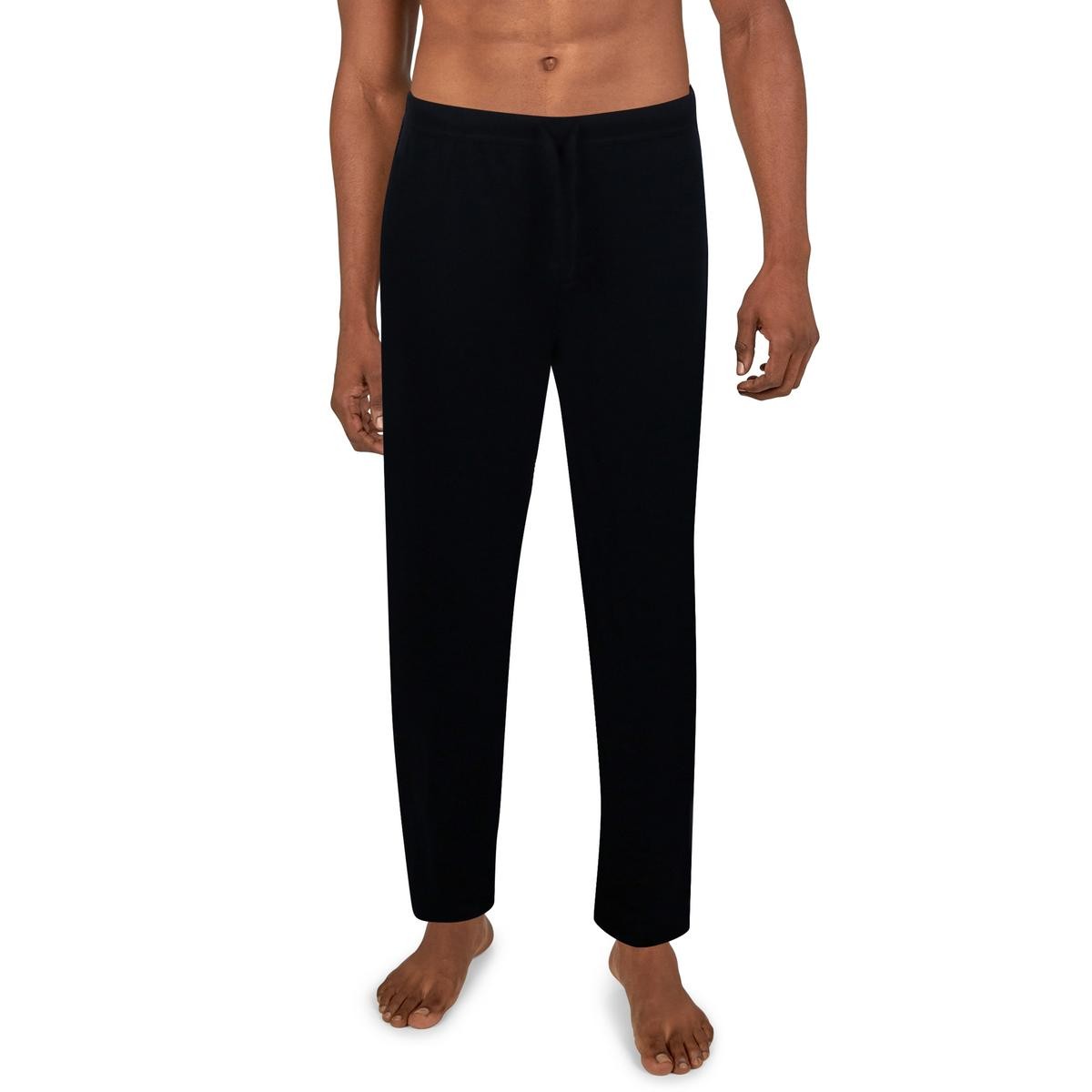 Мужские темно-синие хлопчатобумажные брюки для сна с вышивкой Boss Mens BHFO 5451 6490₽