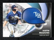 2022 Topps Series 2 Batting Helmet Commemorative Relics Austin Meadows k5i