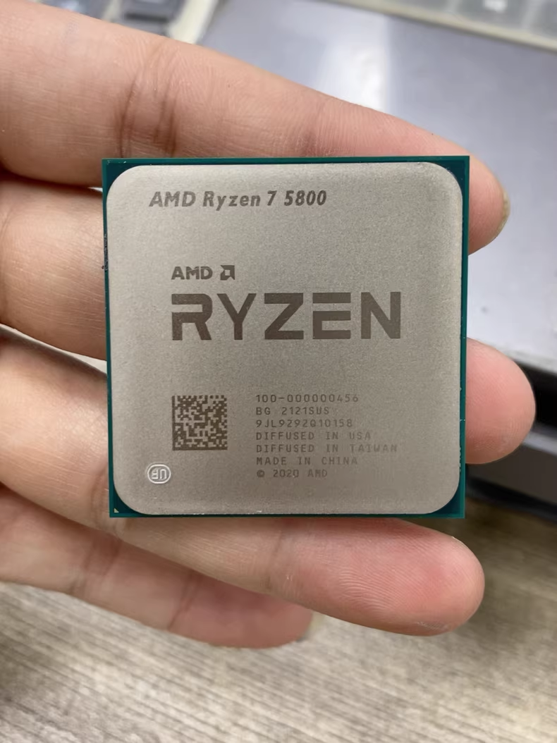 CPU AMD Ryzen 9 5900X, 7 5800X, 5700X, 5 5600X - Usata, Solo Processore, Senza Ventola