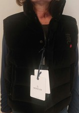 RARE DOUDOUNE SANS MANCHE MONCLER NOIRE NEUVE SERIE LIMITEE DRACULA MIXTE