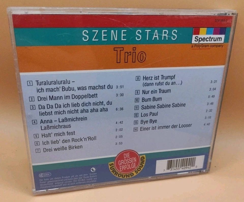 TRIO - Szene Stars - CD - FETENHITS 80's NDW "Da Da Da, Anna..." Stephan Remmler - Bild 2 von 3