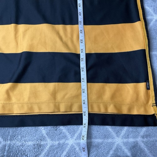 Vintage Nike Dri Fit Striped Rugby Shirt Men’s XL Long Sleeved - Picture 5 of 8
