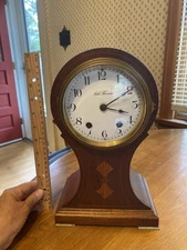 RARE ANTIQUE SETH THOMAS "PARMA"MODEL MANTEL CLOCK w/ KEY 1908