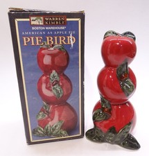 Vintage 2002 Boston Warehouse Warren Kimble Apple Stack Pie Bird Funnel w/box
