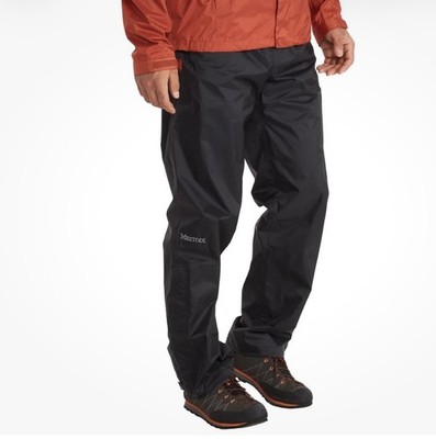 Marmot Men's Small PreCip Eco Pants Waterproof Breathable Adjustable Fit Black